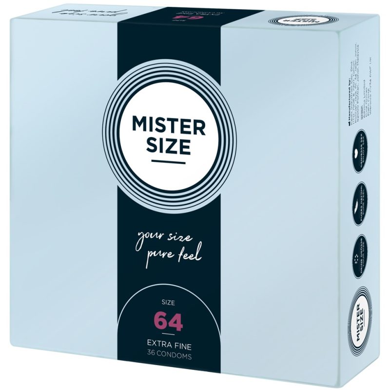 Mister Size vékony óvszer - 64mm (36db)