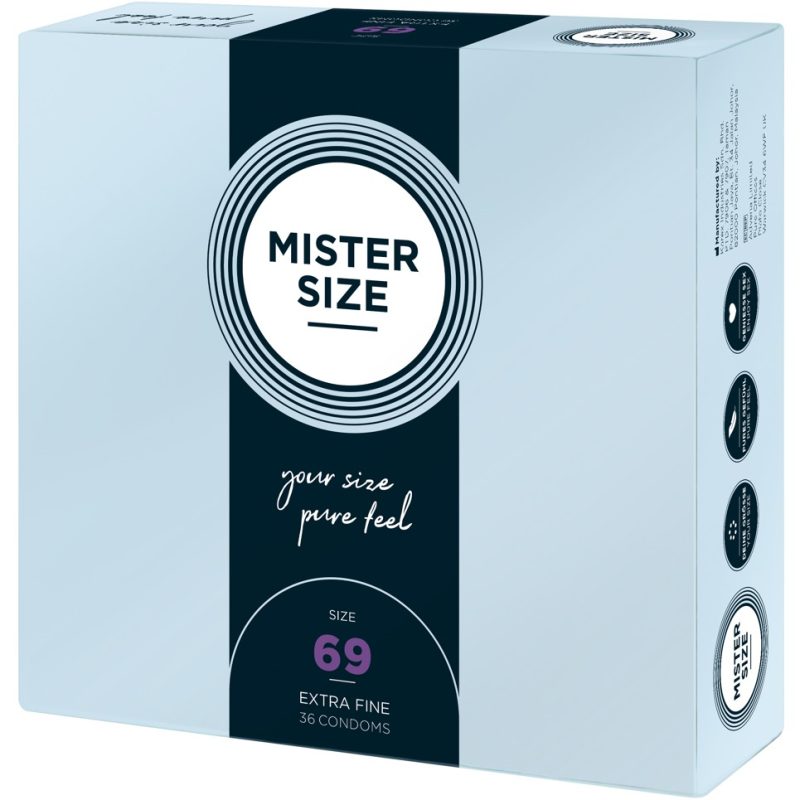 Mister Size vékony óvszer - 69mm (36db)