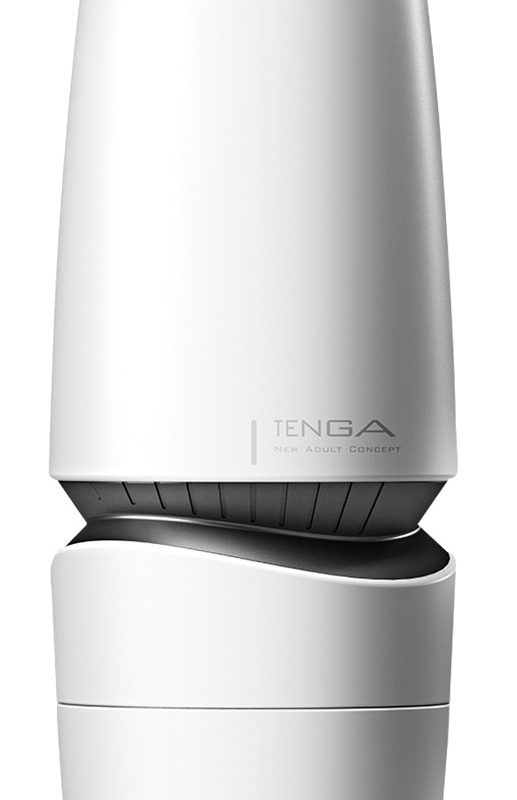 TENGA Aero - szuper szívó száj maszturbátor (fehér-ezüst)