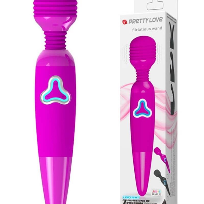 Pretty Love Wand - akkus, masszírozó vibrátor (lila)