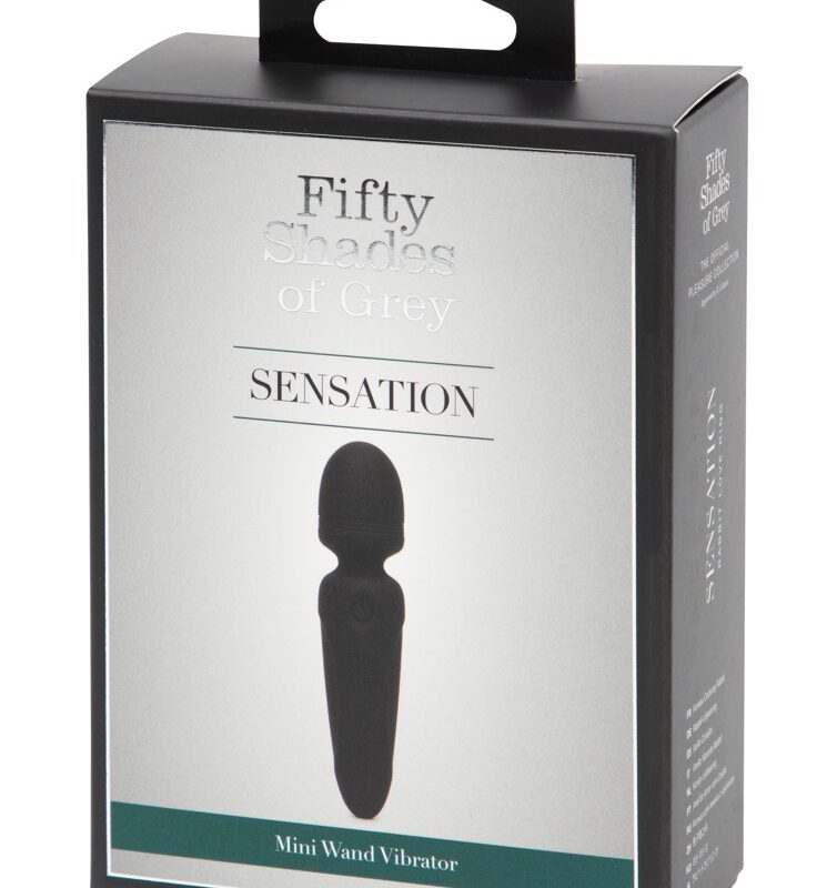 A szürke ötven árnyalata Sensation Wand - mini masszírozó (fekete)