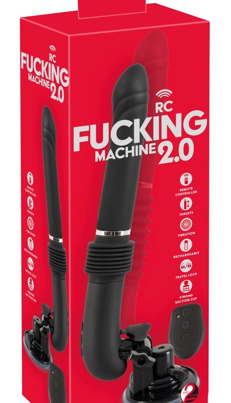 You2Toys RC Fucking Machine 2.0 - akkus lökő vibrátor (fekete)