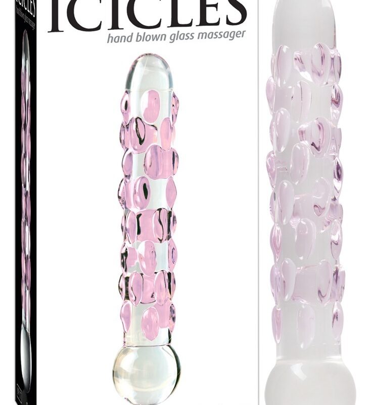 Icicles No. 7 - gyöngyös üveg dildó