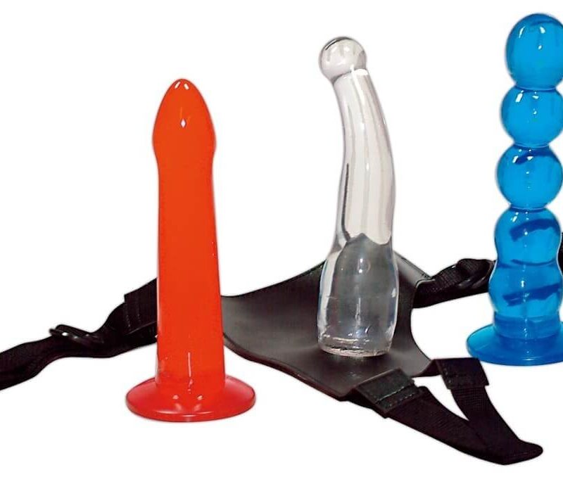 You2Toys - Felcsatolható dildó szett! - színes
