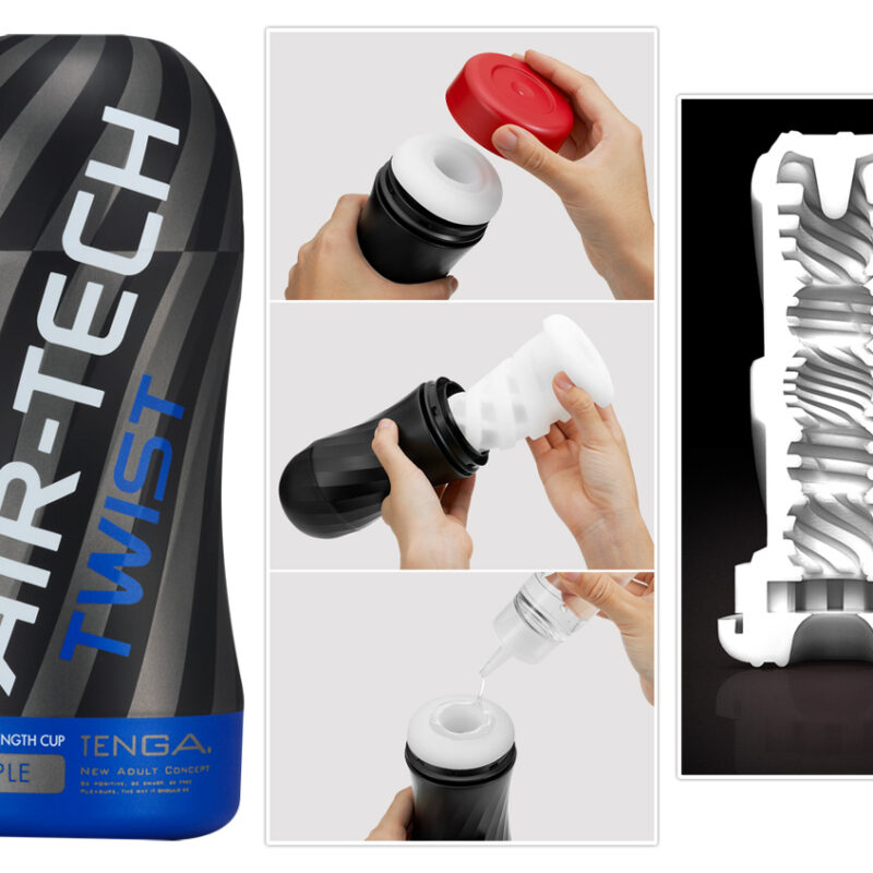 TENGA Air Tech Twist Ripple - maszturbátor