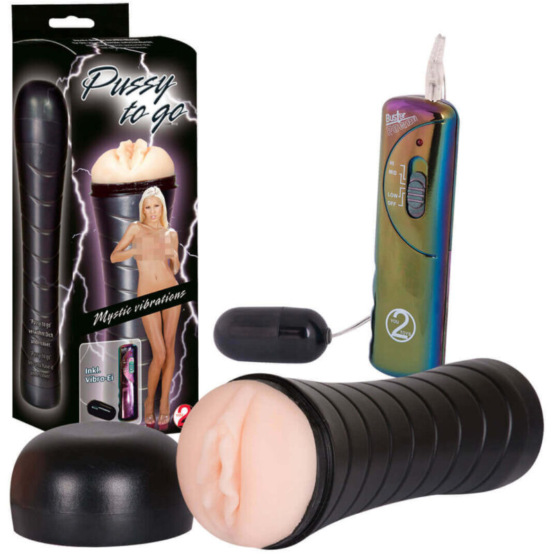 You2Toys Pussy to Go - vibrációs, diszkrét, puha vagina