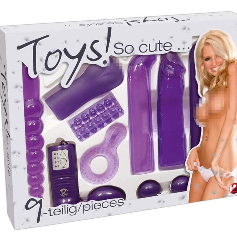 You2Toys - Lila szexmámor - vibrátoros készlet (9 részes)