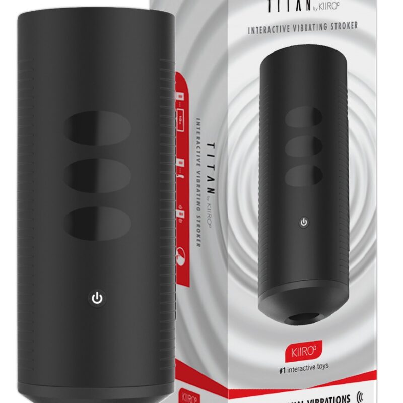 Kiiroo Titan Experience - akkus interaktív maszturbátor (fekete)