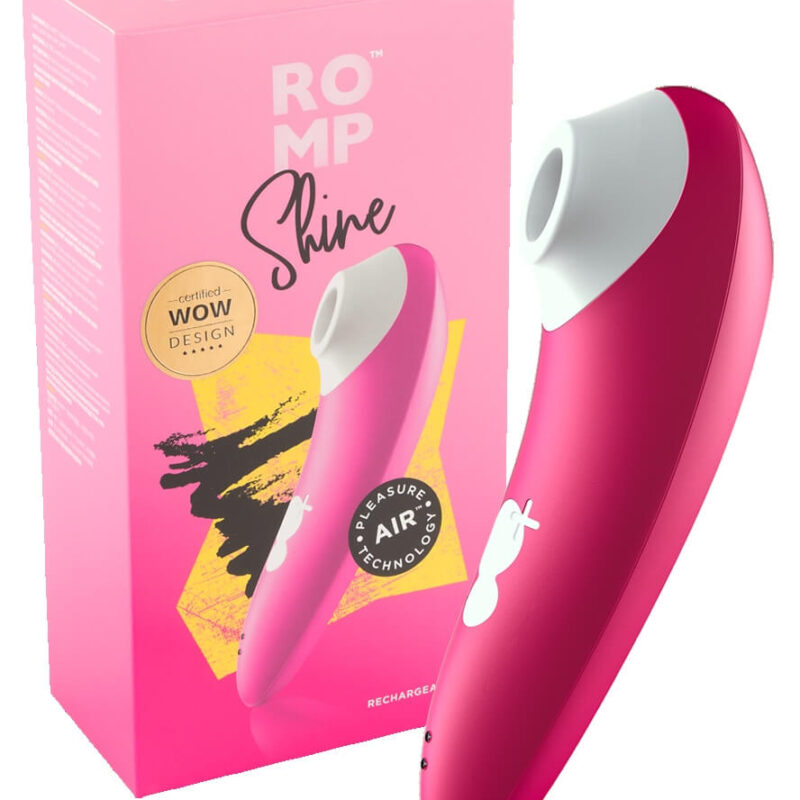 ROMP Shine - vízálló léghullámos csiklóizgató (pink)