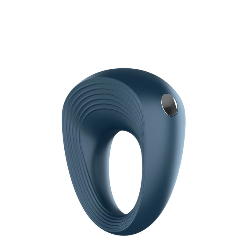 Satisfyer Power Ring - vízálló vibrációs péniszgyűrű (szürke)