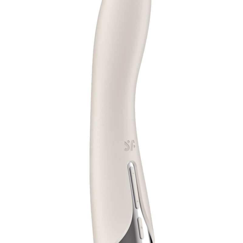 Satisfyer Spinning Vibe 1 - forgó fejes G-pont vibrátor (bézs)