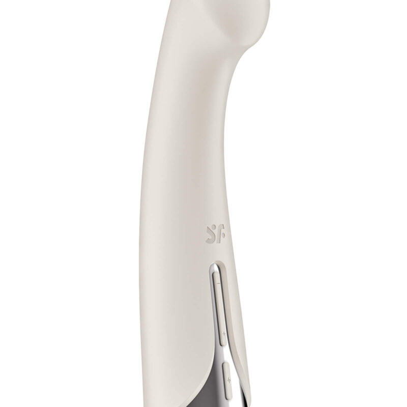 Satisfyer Spinning G-Spot 1 - forgó fejes G-pont vibrátor (bézs)