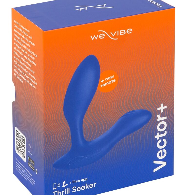 We-Vibe Vector+ - akkus, okos anál vibrátor (kék)