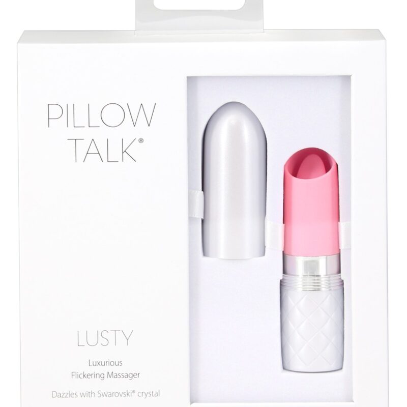 Pillow Talk Lusty - akkus, nyelves rúdvibrátor (pink)