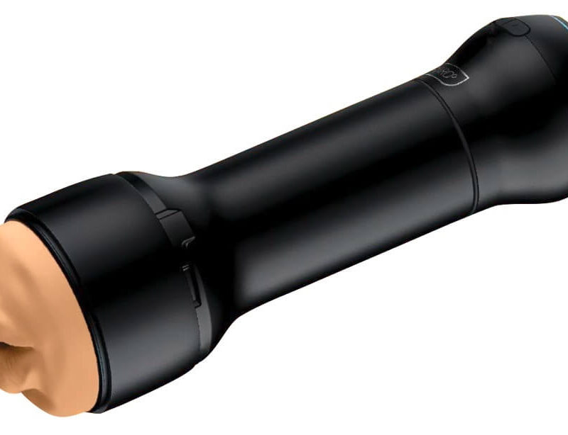 Kiiroo PowerBlow + Victoria June száj maszturbátor (fekete)