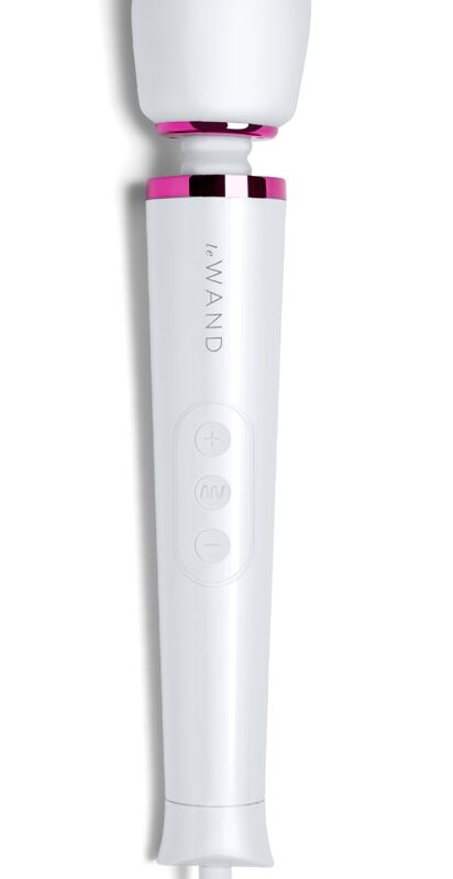 Le Wand Petite Plug-In - hálózati masszírozó vibrátor (fehér)