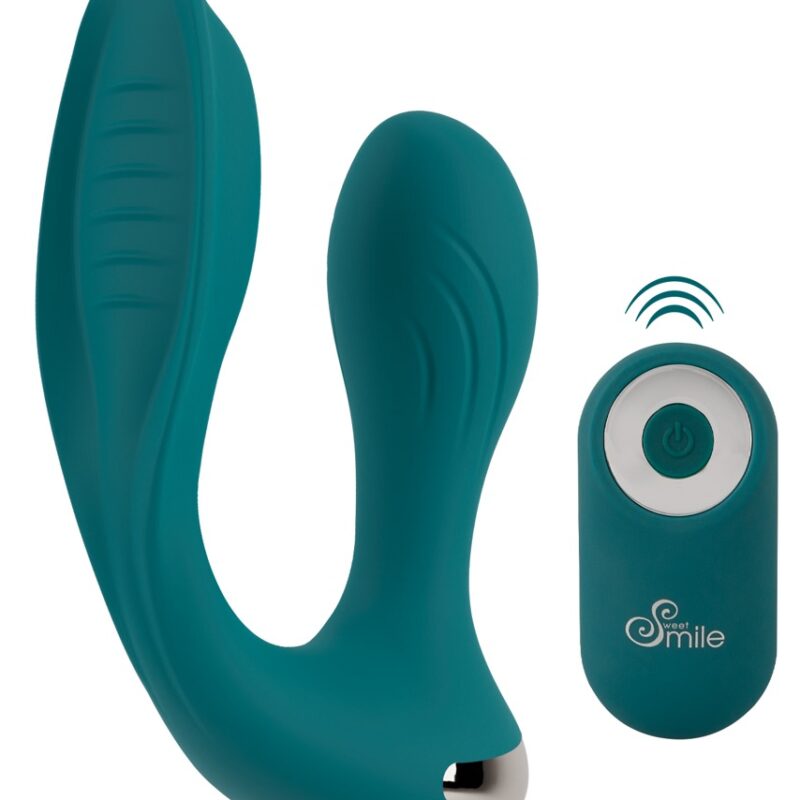 Couples Choice Hands-free - felhelyezhető vibrátor (türkiz)